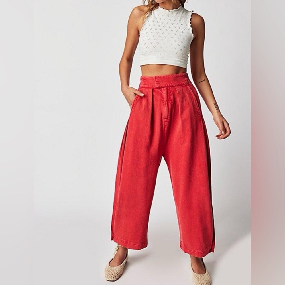 Free People Cool Harbor Wide Leg Pants